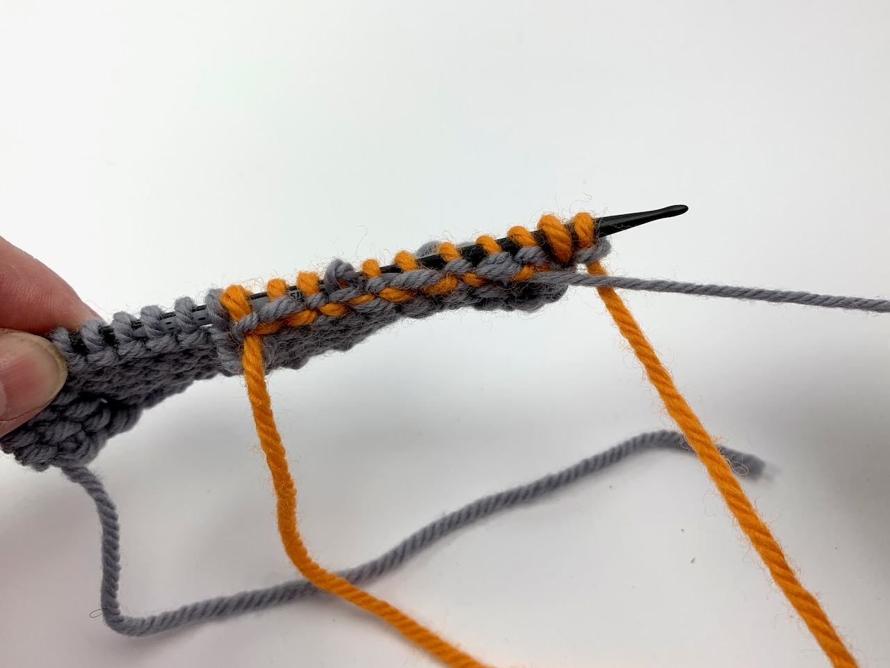 Eingeweberter Endfaden