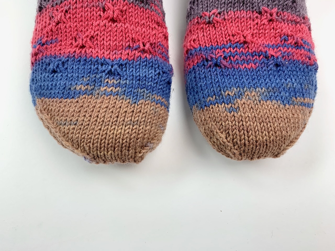 Socken stricken mit ergonomischer Sockenspitze