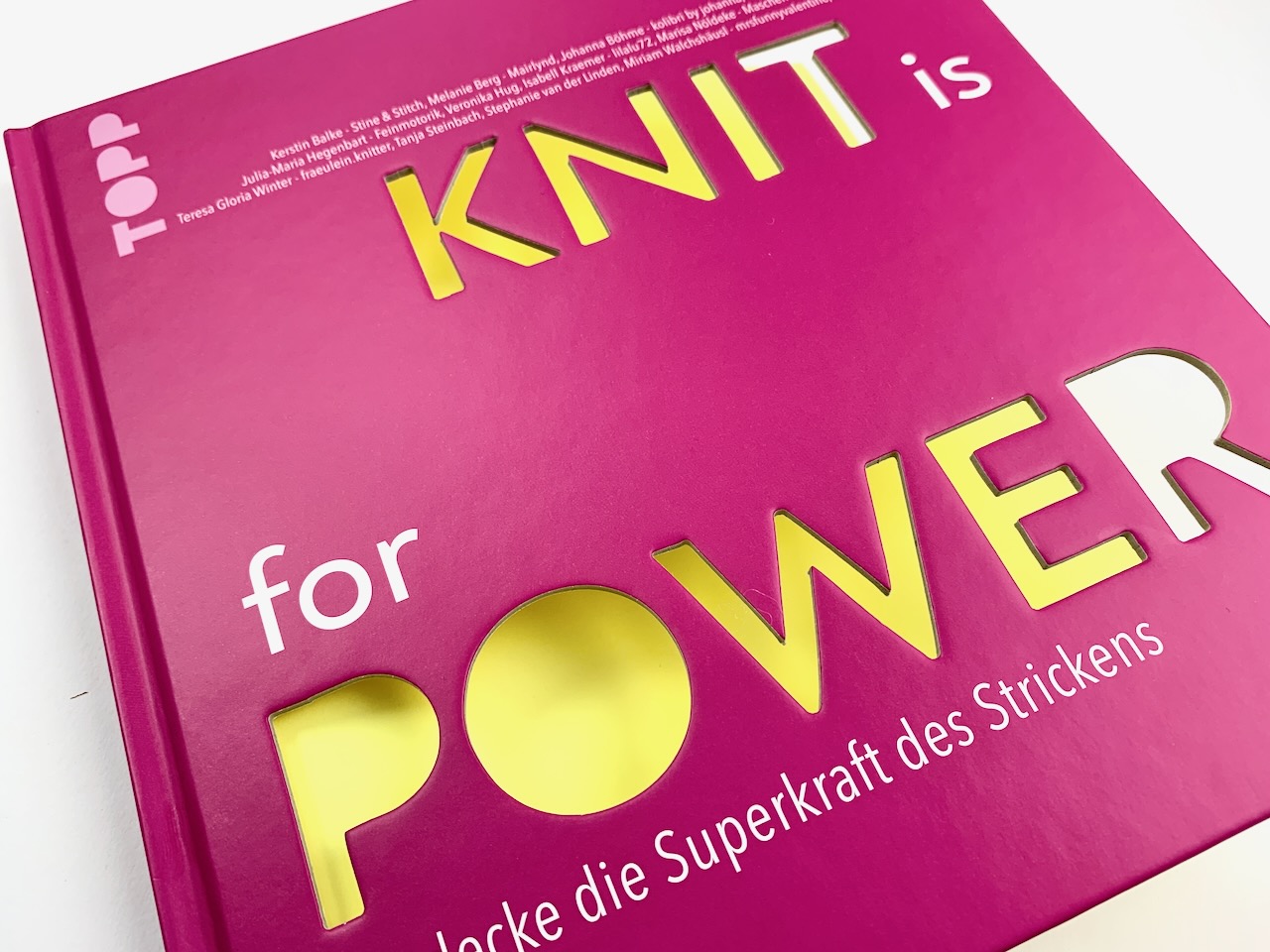 Knit ist for Power - Cover mit Durchblick