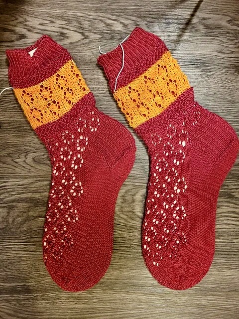 Nuppi von Meeli Vent - gestrickt von Caro Köllmann bei der Sockmadness 2024