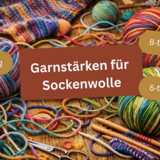 Garnstärken für Sockenwolle - Titelbild