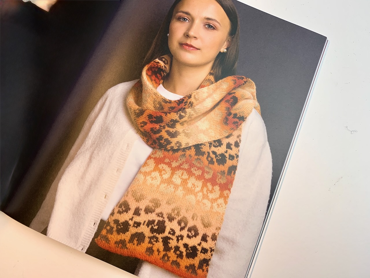 Schal Wolkenkrieger aus dem Buch Doubleface Stricken