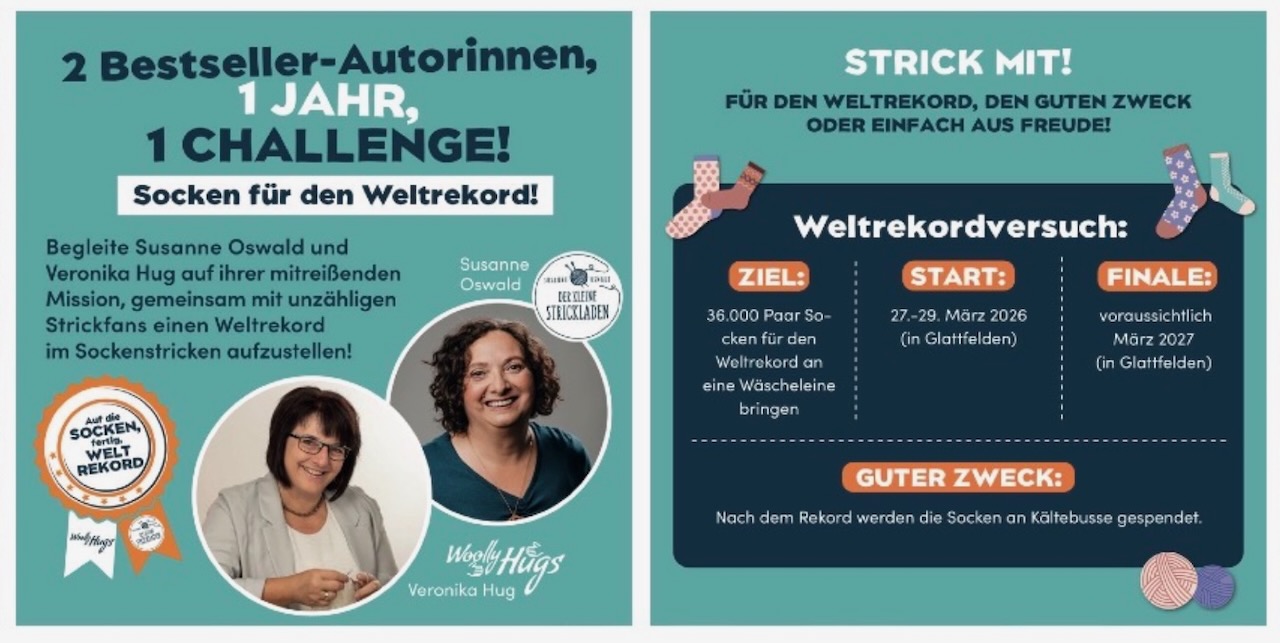 Socken-Weltrekord Infos