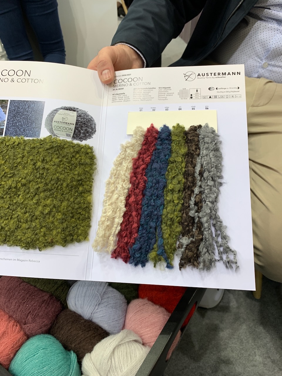 Bouclé Garn ein Trend auf der H+H Cologne 2026