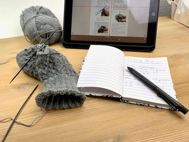 Stricken nach Anleitung - Notizen